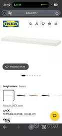 Mensola ikea lack