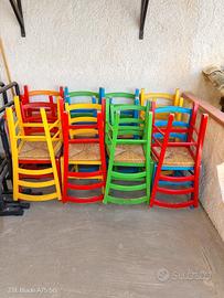 sedie stile siciliano 