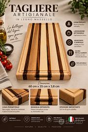 Tagliere legno massello