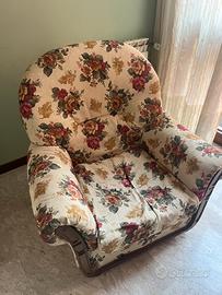 Poltrona a fiori