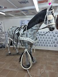 FINIMENTO IN CUOIO BIANCO LUCIDO 