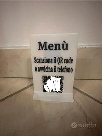 Segnaposto con Menu NFC