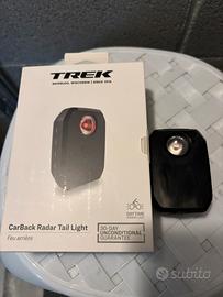 Luce posteriore per ciclismo Trek CarBack Radar