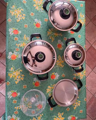 Batteria / Set Pentole e Padella AMC ORIGINALI