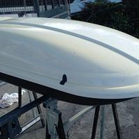 Baule auto + barre porta pacchi 500l