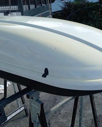 Baule auto + barre porta pacchi 500l LEGGI BENE