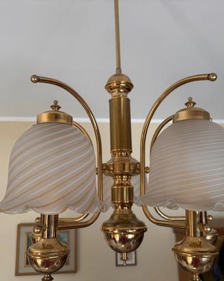 lampadario vintage  5 luci