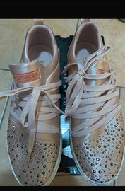 Skechers rosa raso slip on