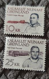 francobolli Groenlandia 1990
