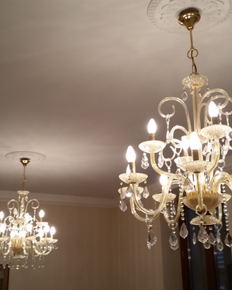 Lampadari in vetro Murano