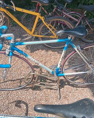 Varie biciclette d epoca e non. Modelli sportivi.