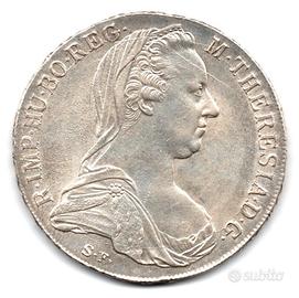 Tallero di Convenzione  1780 argento WEU