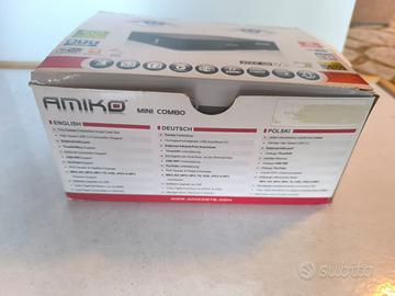 Amiko Mini Combo Hd Satellite Digitale E Ricevitor