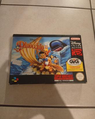 Disney Pinocchio Super Nintendo SNES originale 