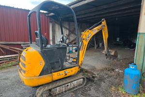 Escavatore jcb 8018 its carro allargabile