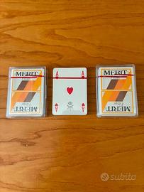 CARTE DA GIOCO POKER MERIT DAL NEGRO