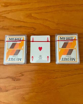 CARTE DA GIOCO POKER MERIT DAL NEGRO