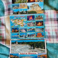 3 cartoline della Sicilia 