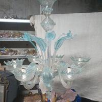 lampadario in vetro di murano 