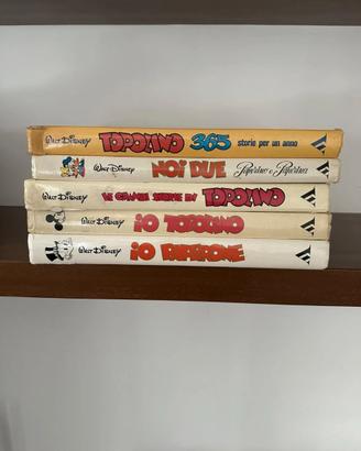 Lotto 5 volumi Walt Disney Mondadori Topolino Pape