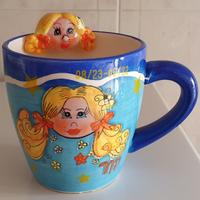 Tazza segno zodiacale vergine