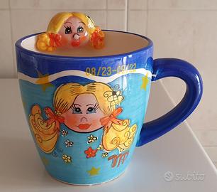Tazza segno zodiacale vergine