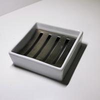 Portasaponetta in acciaio 9x9x3