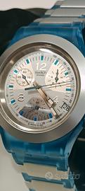 Orologio Swatch Irony Diaphane Chrono Rainstorm  