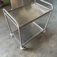 Carrello in acciaio inox