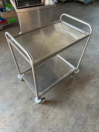 Carrello in acciaio inox