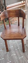Sedie legno massiccio