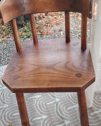 Sedie legno massiccio