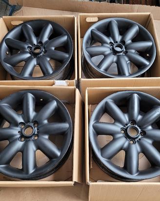 Cerchi originali mini cooper s colore nero opaco