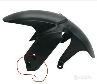 parafango yamha mt 125 (ammaccato)