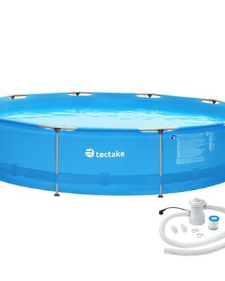 Piscina tectake 360 Ø x 76 cm + filtro