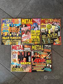 Metal Shock 1998 5 Riviste (6numeri).