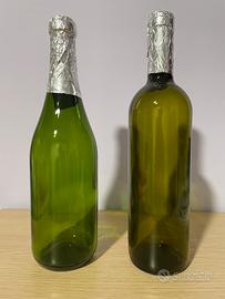 Bottiglie Vuote per Vino (150 pz) + tappi e gabbie