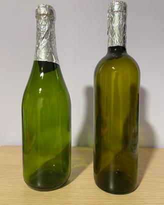 Bottiglie Vuote per Vino (150 pz) + tappi e gabbie