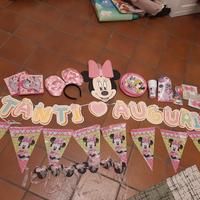 set compleanno tema minnie
