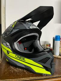 Casco O’Neal Grigio/Giallo Fluo tg. M