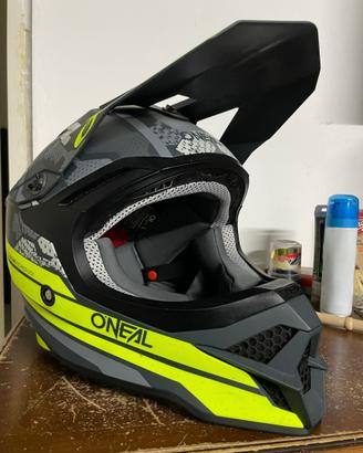 Casco O’Neal Grigio/Giallo Fluo tg. M