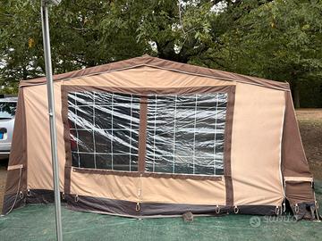 carello tenda pronto all' uso