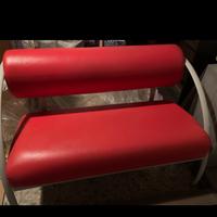 divano attesa 2 posti per salone di parrucchiere