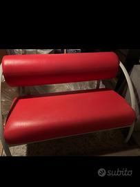 divano attesa 2 posti per salone di parrucchiere