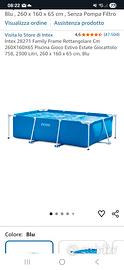 Piscina intex +accessori
