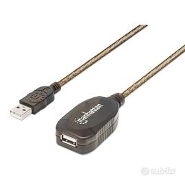 Cavo Prolunga Attivo USB 2.0 Hi-Speed 15 mt