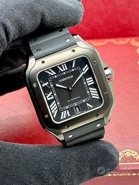 Cartier Santos Large Black ADLC Nuovo