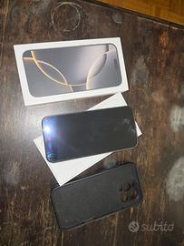 Iphone 16 pro max perfetto colore titanio 256gb