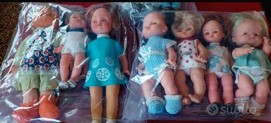 Bambole anni 60/70/80 pz. 7