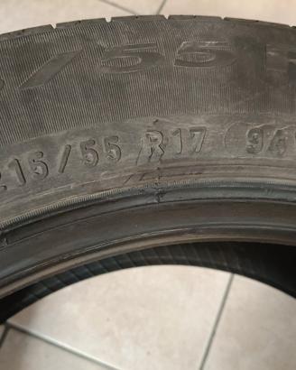 gomme Pirelli estive 215/55/17
